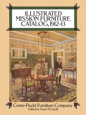 cover image of Illustrated Mission Furniture Catalog